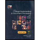 Gregg Document Processing Lessons 1 120 Kit 3  Package