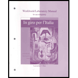 In Giro Per LItalia    Workbook / Laboratory Manual