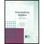 Intermediate Algebra   With CD (Custom)