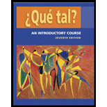 Que Tal?  An Introductory Course