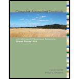 Computer Accounting Essentials with Microsoft Great Plains 8.0   With 2 CDs