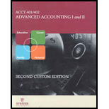 Accounting401/ 402  Advanced Accounting I and II (Custom)