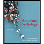 Abnormal Psychology Clinical Perspectives on Psychological Disorders