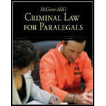 McGraw Hill Criminal Law for Paralegals