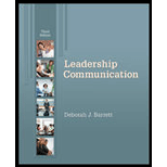 Leadership Communication 3RD Edition, Deborah Barrett (9780073377773 