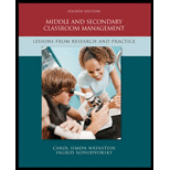 Middle and Secondary Classroom Management