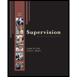 Supervision Key Link to Productivity