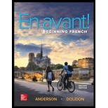 En Avant: Beginning French by Bruce Anderson and Annabelle Dolidon - ISBN 9780073386461