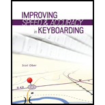 Improving Speed and Accuracy in Keyboarding  Text