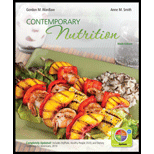 Contemporary Nutrition 9TH 13 Edition, by Gordon Wardlaw - ISBN 9780073402543