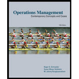 Operations Management  Contemporary Concepts and Cases