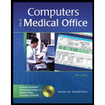 Computers in the Medical Office   With CD   Package