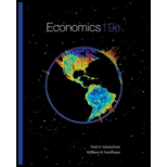Economics 19TH 10 Edition, by Paul A Samuelson and William D Nordhaus - ISBN 9780073511290