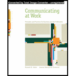 Communicating At Work : Principles And Practices For Business And The ...