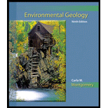 Environmental Geology 9TH Edition, Carla Montgomery (9780073524085 