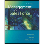 Management of a Sales Force