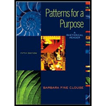 Patterns for a Purpose  Rhetorical Reader