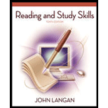 Reading and Study Skills 10TH 13 Edition, by John Langan - ISBN 9780073533315