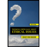 Thinking Critically About Ethical Issues