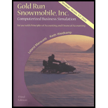 Gold Run Snowmobile, Inc.  Computerized Business Simulation   With 3 3.5 Disk