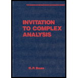 Invitation to Complex Analysis - Ralph P. Boas