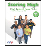 Scoring High   ITBS  Book 7