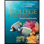 Student Solutions Manual for College Algebra Graphs & Models