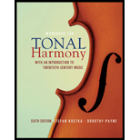 Tonal Harmony Workbook With 2 Workbook CDs