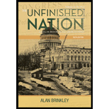 Unfinished Nation A Concise History of the American People, Volume I 