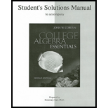 College Algebra Essentials Sudent Solution Man