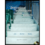 Statistical Techniques in Business and Economics   With CD (ISBN10 