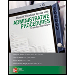 Administrative Procedures for Medical Asstants  Workbook