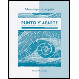 Punto y aparte Expanded Edition   Workbook and Lab