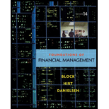 Foundations of Financial Management   With Values Card