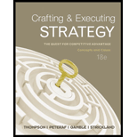 Crafting and Executing Strategy The Quest for Competitive Advantage Concepts and Cases (Looseleaf)