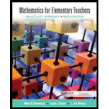 Mathematics for Elementary Teaching  Activities  Text