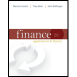 Finance  Application and Theory   With Access