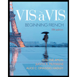 Vis A Vis  Beginning French   With Access