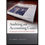 Auditing and Accounting Cases