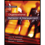 Organizational Behavior and Management