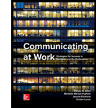 Communicating at Work Looseleaf 12TH 19 Edition, by Ronald Adler - ISBN 9780078036965