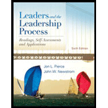 Leaders and the Leadership Process