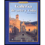 Galeria De Arte Y Vida   Nivel Avanzado (ISBN10 0078742471; ISBN13 