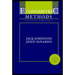 Econometric Methods / With 3 Disk