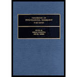 Handbook of Psychological Assessment