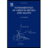 Fundamentals of Creep in Metals and Alloys