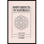 Point Defects in Materials