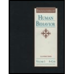 Encyclopedia of Human Behavior 4 Vols.