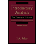 Introductory Analysis  The Theory of Calculus