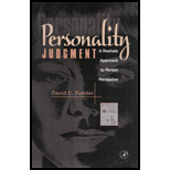 Personality Judgment